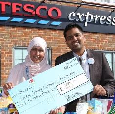 Tesco donation 1